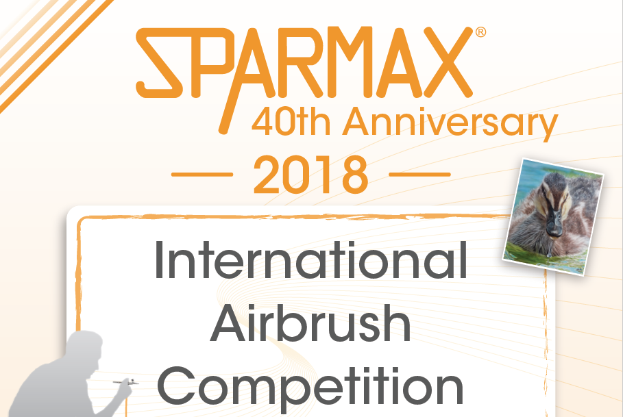 Sparmax is calling for entries for the 2018 International Airbrush Contest