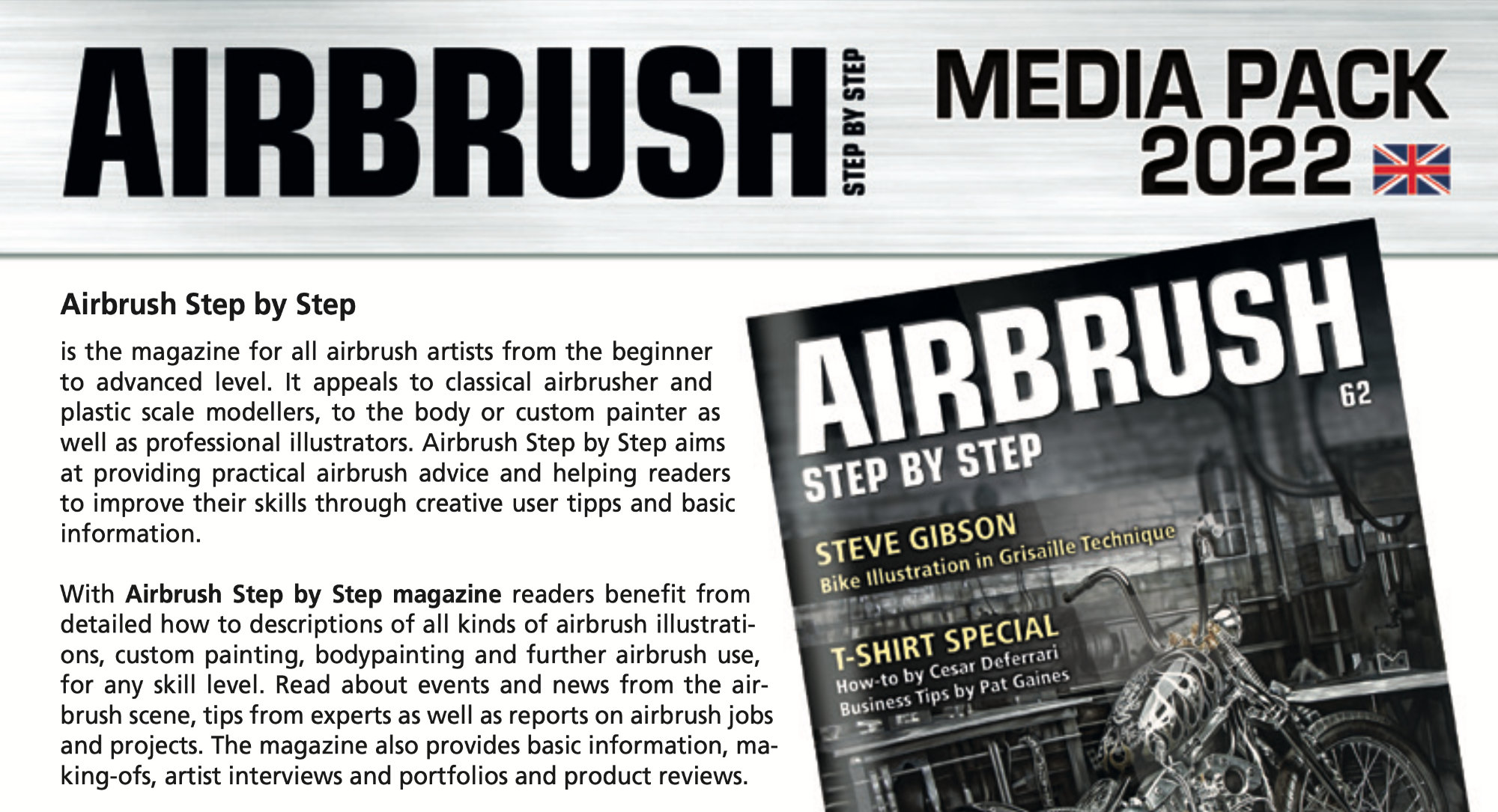 For a successful business year 2022: Plan your advertising in AIRBRUSH STEP BY STEP now!
