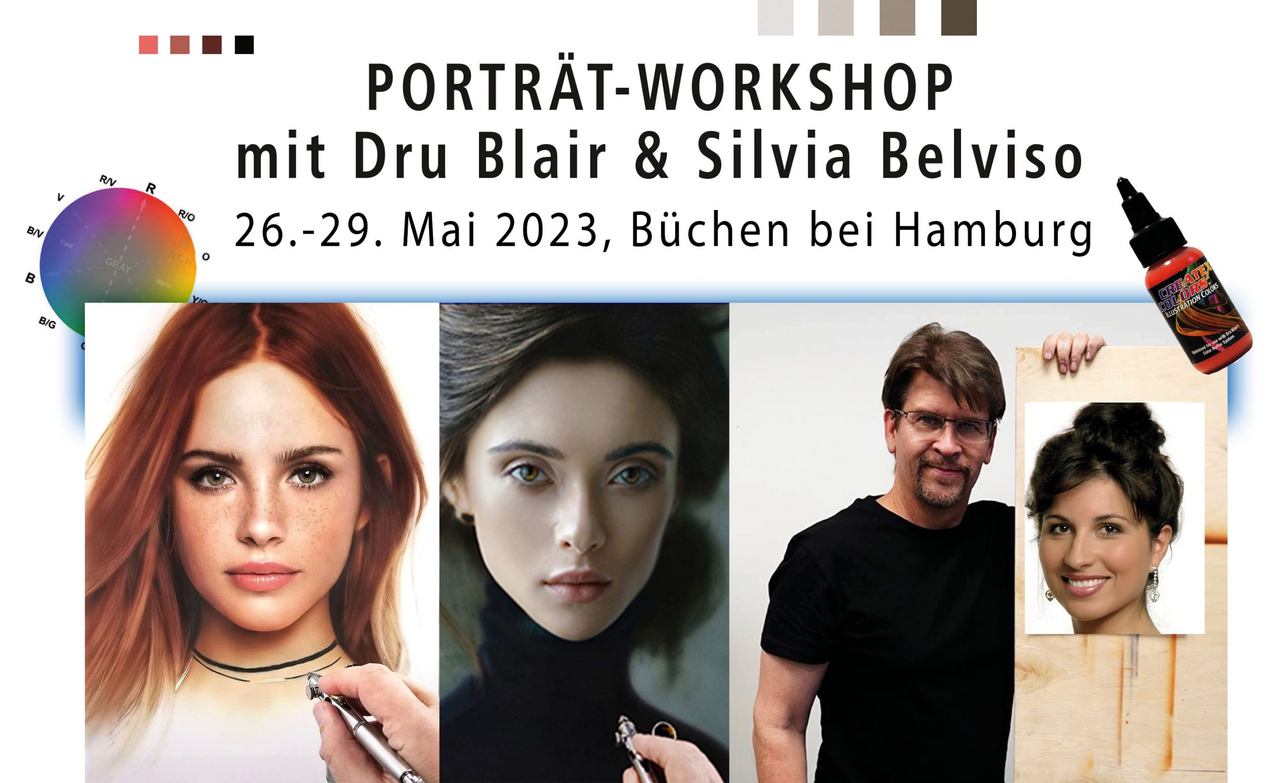 Finally back in Europe: Portrait workshop with Dru Blair