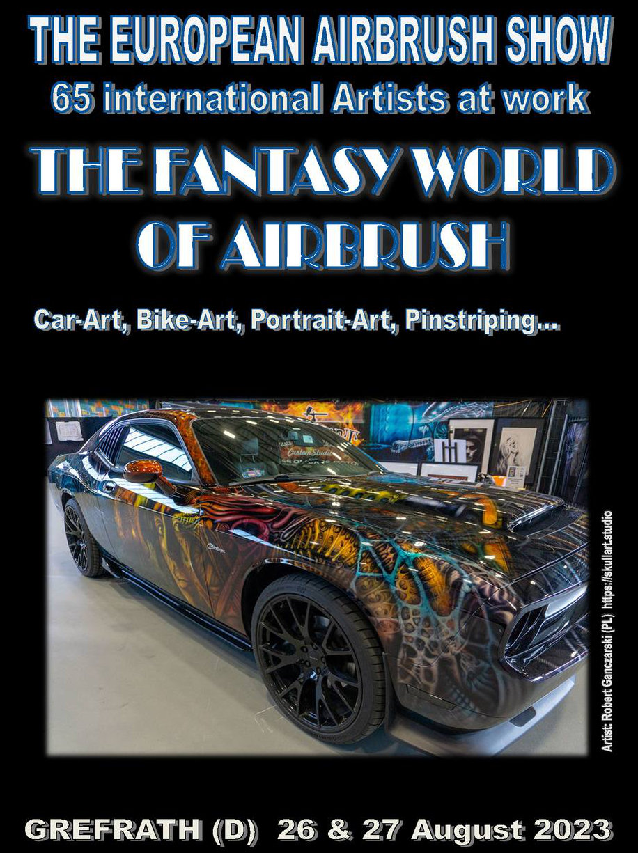 Register now: The Fantasy World of Airbrush in Germany on August 26/27, 2023